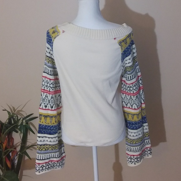 🆕️Free People Striped Sleeve Thermal - Picture 6 of 8